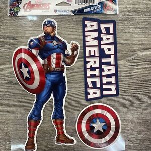 Captain America Multi-Use Decal Set